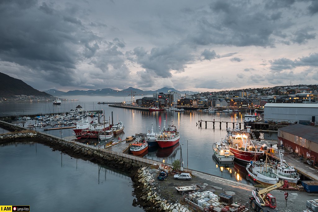 Hafen Tromsø, Norwegen